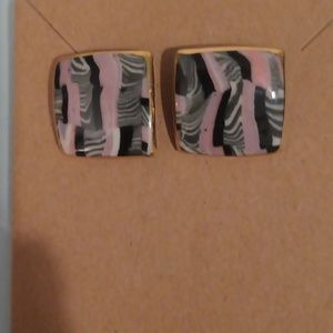 Handmade Nerokomi marble color inlay stud